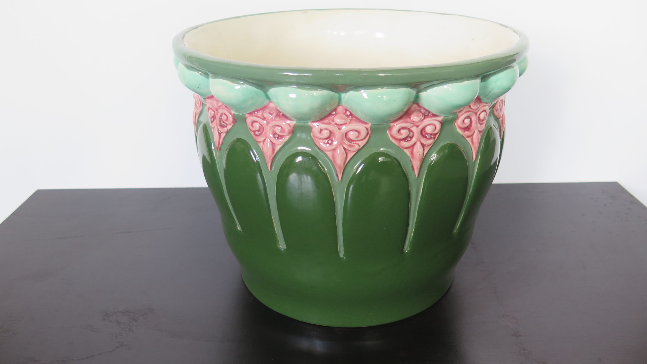 Květník keramika “ Secese “ výška 22 cm